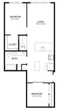 2x1 E1 720 floor plan